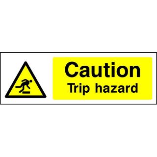 Picture of "Caution Trip Hazard" Sign