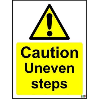 Picture of Caution Uneven Steps Sign