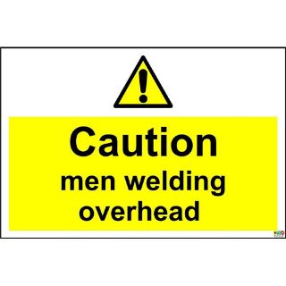 Picture of Caution Men Working Overhead Safety Sign