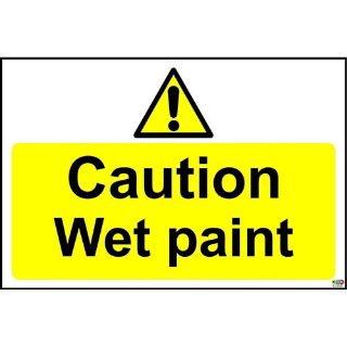 Picture of Caution Wet Paint Sign