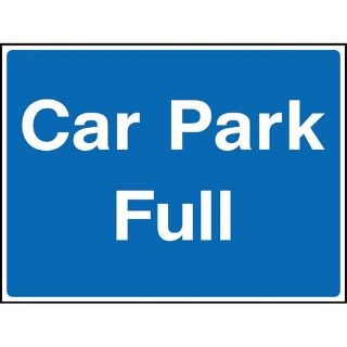 Picture of "Car Park Full" Sign 