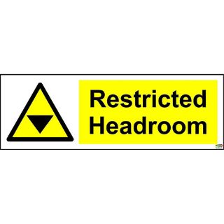 Picture of Warning Restricted Headroom Safety Sign