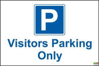 Picture of Visitors Parking Only Sign