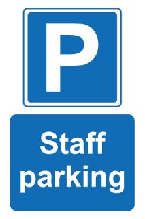Picture of Staff Parking Sign
