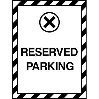 Picture of "Reserved Parking" Sign 