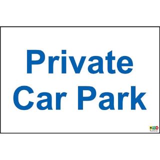 Picture of Private Car Park Sign 