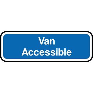 Picture of "Van Accessible" Sign 