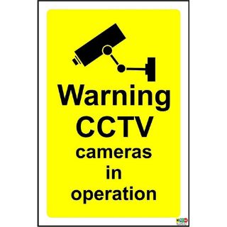 Picture of Warning Cctv Cameras In Operation Safety Sign