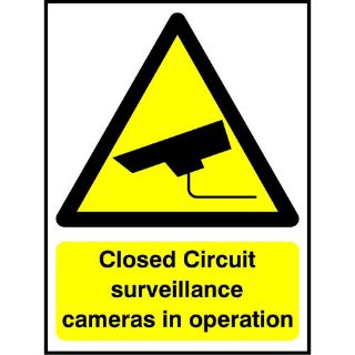 Picture of "Closed Circuit Surveillance Cameras In Operation" Sign 