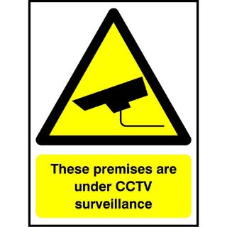 Picture of "These Premises Are Under Cctv Surveillance" Sign 
