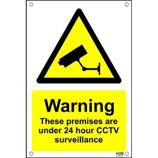 Picture of Warning Premises Protected 24 Hour Cctv Surveillance