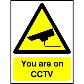 Picture of "You Are On Cctv" Sign 