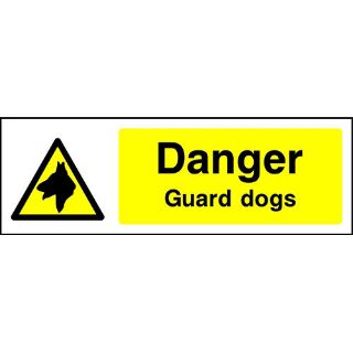 Picture of "Danger Guard Dogs" Sign 