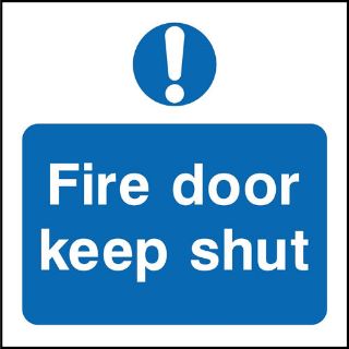 Picture of Fire Door Keep Shut Sign