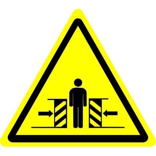 Picture of International Warning Crushing Symbol 