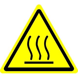 Picture of International Warning Hot Surface Symbol 