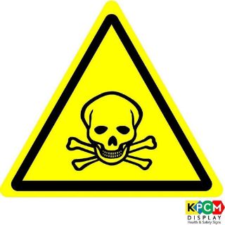 Picture of International Warning Toxic Material Symbol 