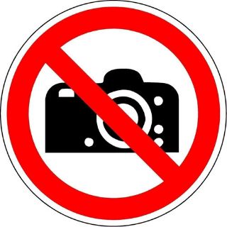 Picture of International No Photography Symbol 