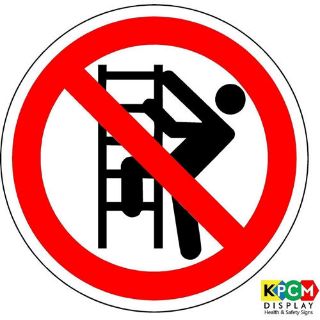 Picture of International No Climbing Symbol 