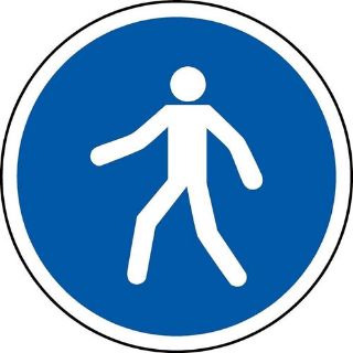 Picture of International Use This Walkway Symbol