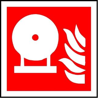 Picture of International Fixed Fire Extinguisher Bottle Symbol