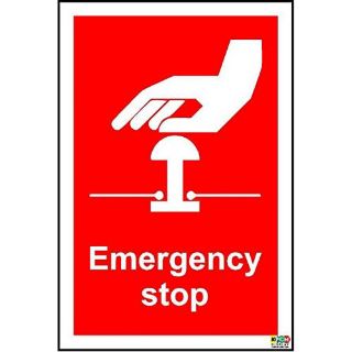 Picture of Emergency Stop Safety Sign