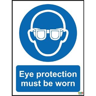 Picture of Eye Protection Must Be Worn Safety Sign