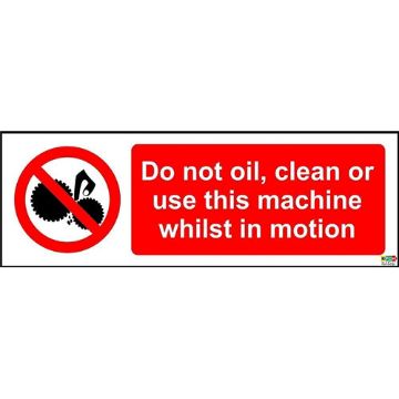 KPCM | Machine Oil Safety Signs