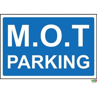 Picture of M.O.T. Parking Sign