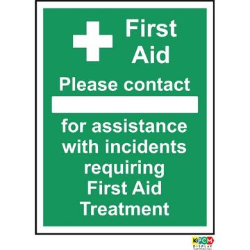KPCM | First Aid Signs