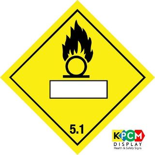 Picture of Dangerous Substance 5.1 Oxidising Safety Sign