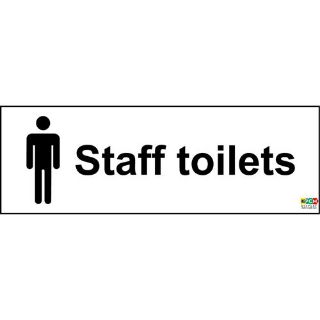 Picture of Male Staff Toilets Sign