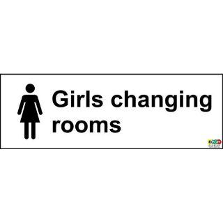 Picture of Girls Changing Rooms Sign 