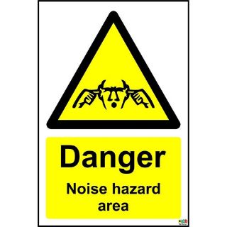 Picture of Danger Noise Hazard Area Safety Sign