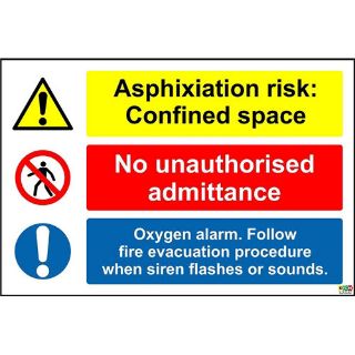 Picture of High Risk Confined Space Sign 