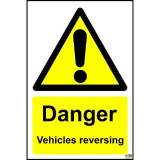 Picture of Danger Vehicles Reversing Sign