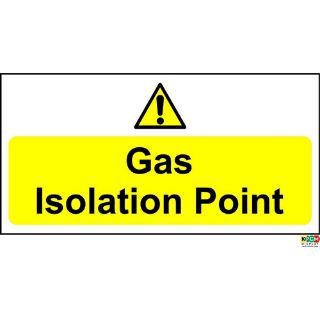 Picture of Gas Isolation Point Sign 