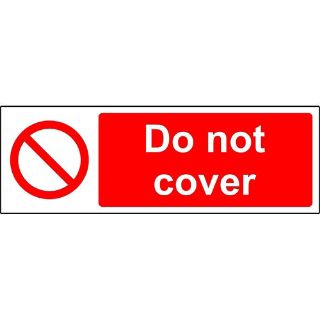 Picture of Do Not Cover Safety Sign