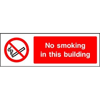 Picture of "No Smoking In This Building" Sign 