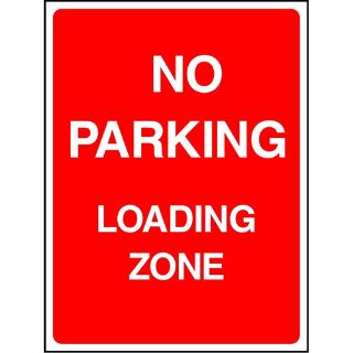 Picture of "No Parking Loading Zone" Sign 
