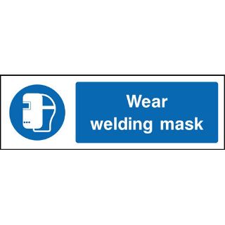 Picture of "Wear Welding Mask" Sign 