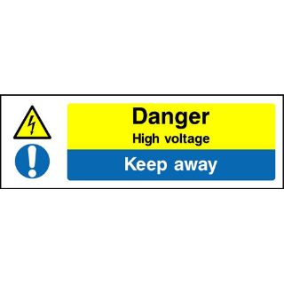 Picture of "Danger- High Voltage- Keep Away" Sign 