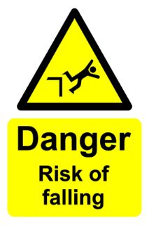 Picture of Danger Risk of Falling