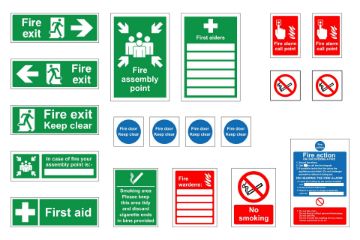 Starter safety sign pack, Health and safety signs pack